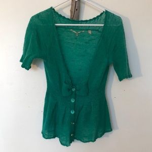 Anthropologie Knitted & Knotted Cardigan